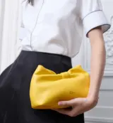Dior Bow Small Agneau Cuir D'Agneau Buttercup