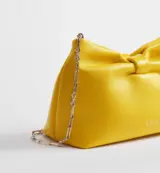 Dior Bow Small Agneau Cuir D'Agneau Buttercup