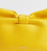 Dior Bow Small Agneau Cuir D'Agneau Buttercup