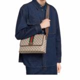 Sac à bandoulière Ophidia taille moyenne