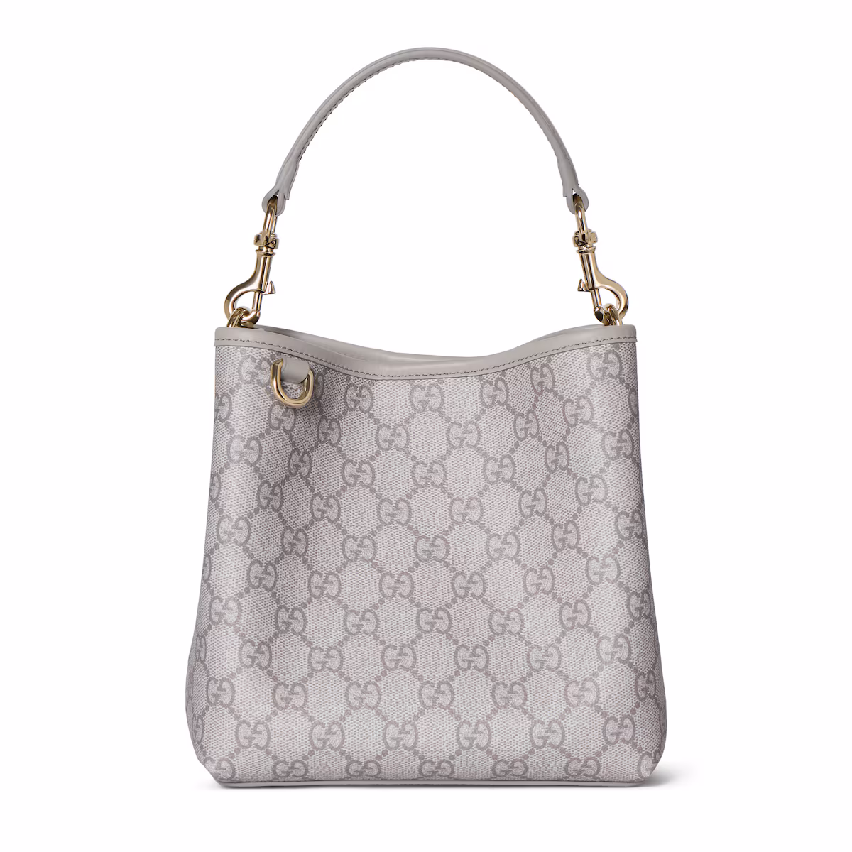 Sac Seau GG Emblem Petit Format — tissu GG gris
