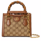 Cabas Gucci Diana avec cristaux petit format