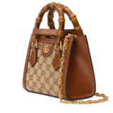 Cabas Gucci Diana avec cristaux petit format