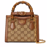Cabas Gucci Diana avec cristaux petit format