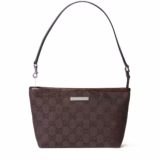 Pochette petit format avec dragonne et plaque Gucci