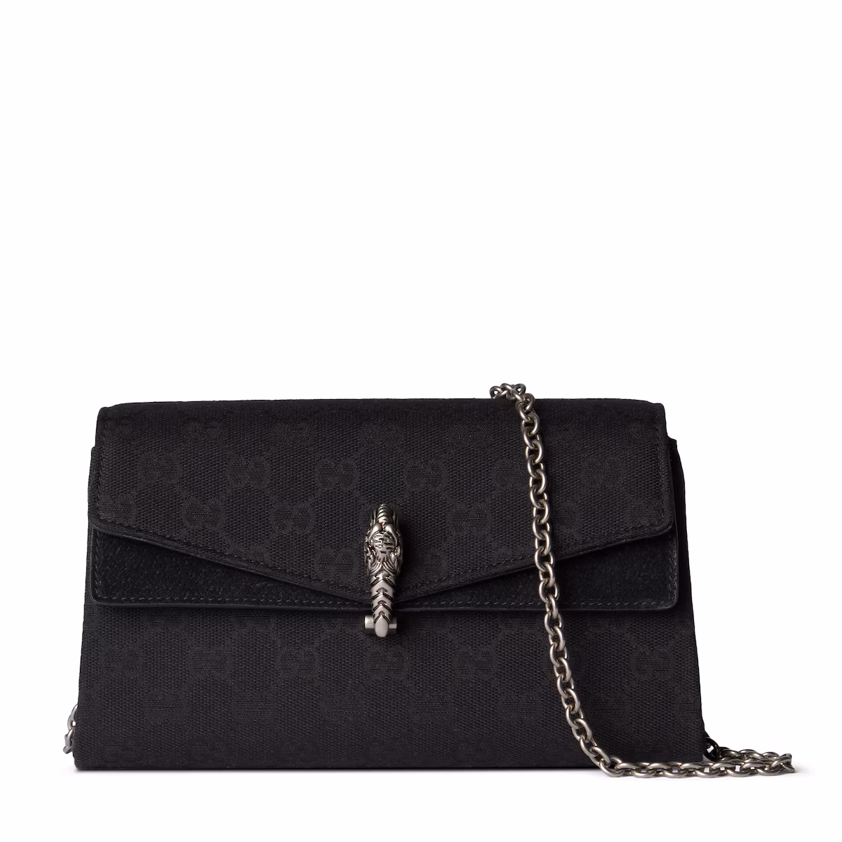 Sac à épaule Dionysus petit format — toile GG noire