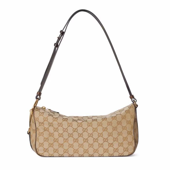 Sac à épaule Gucci Half Horsebit moyen format