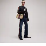 Sac à bandoulière GG moyen format avec Web
