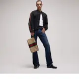 Sac à bandoulière GG moyen format avec Web