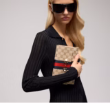 Portefeuille Gucci Horsebit Web avec bandoulière