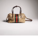 Mini sac Boston avec bande Web