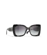 Carrées Tweed noir