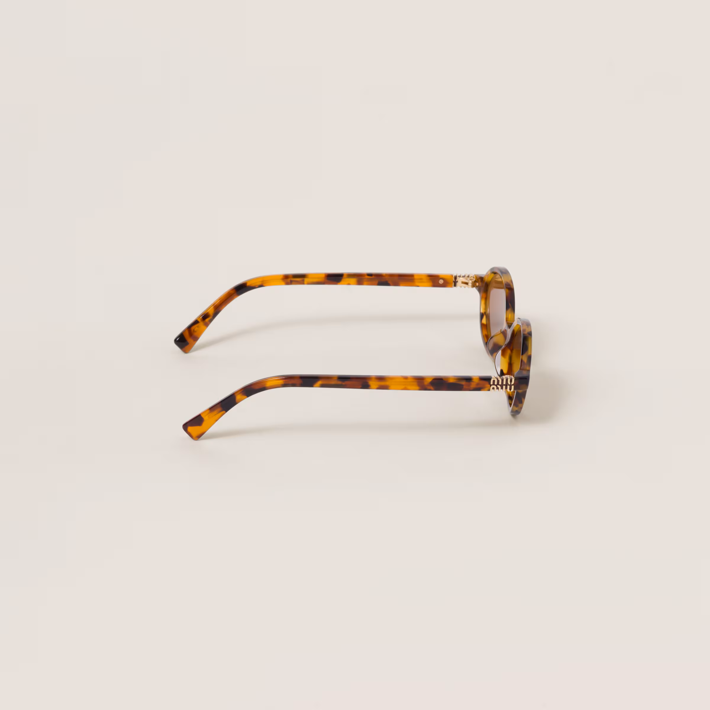 Miu Regard Verres Beige Camel — Verres Beige Camel