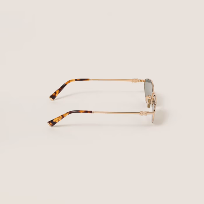 Miu Logo Verres Couleur Vert D’eau