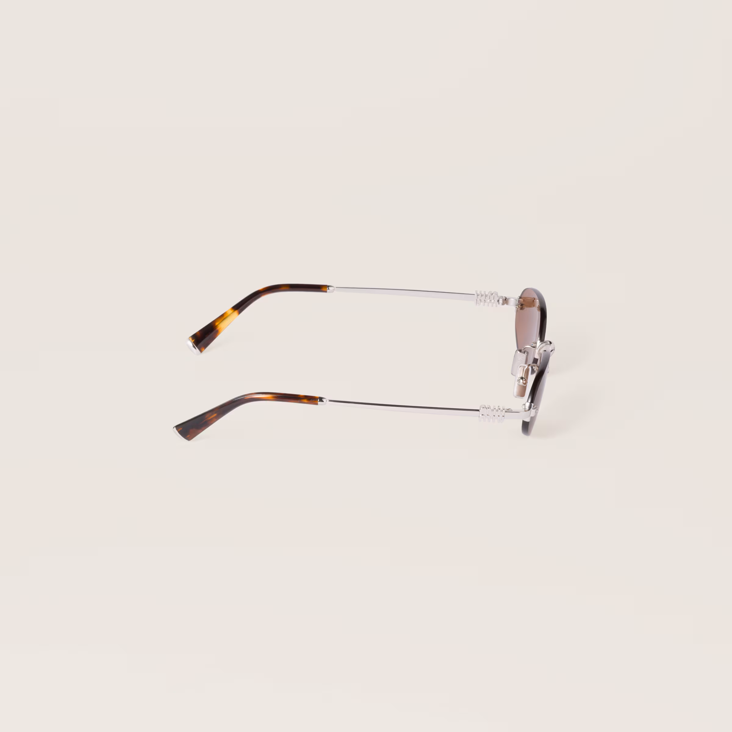 Miu Miu Iconic Verres Marron Chocolat — Verres Marron Chocolat
