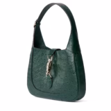 Sac Gucci Jackie 1961 moyen format en cuir d’autruche