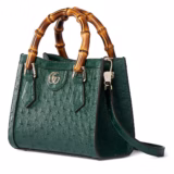 Cabas Gucci Diana petit format en cuir d’autruche