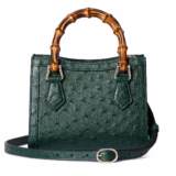 Cabas Gucci Diana petit format en cuir d’autruche