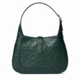 Sac Gucci Jackie 1961 moyen format en cuir d’autruche