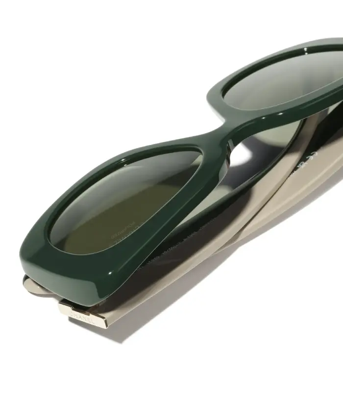 Carrées Vert foncé