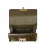 Sac à main Padlock petit format en cuir python